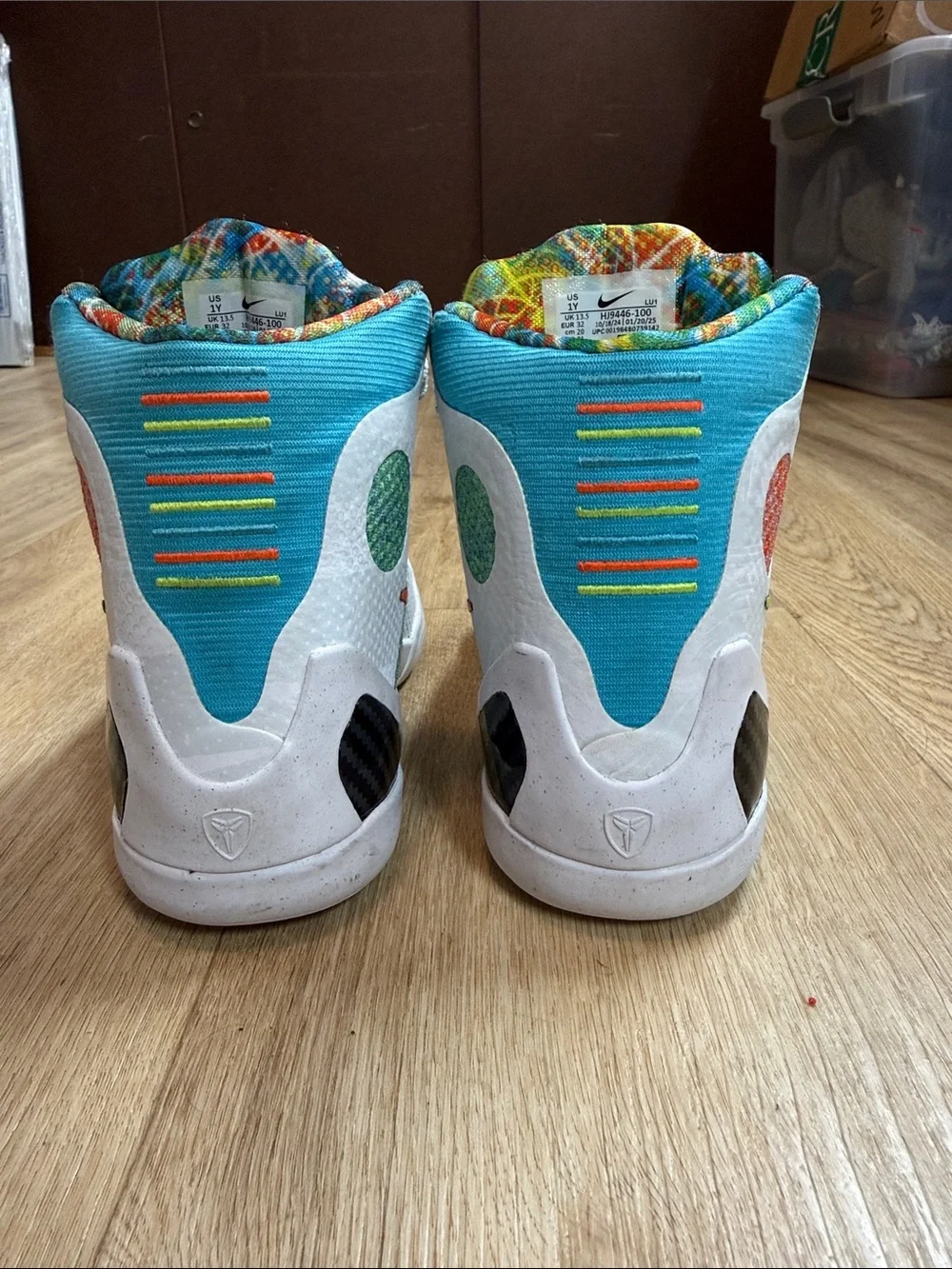 The Nike Kobe IX Elite hi-top shoes kids